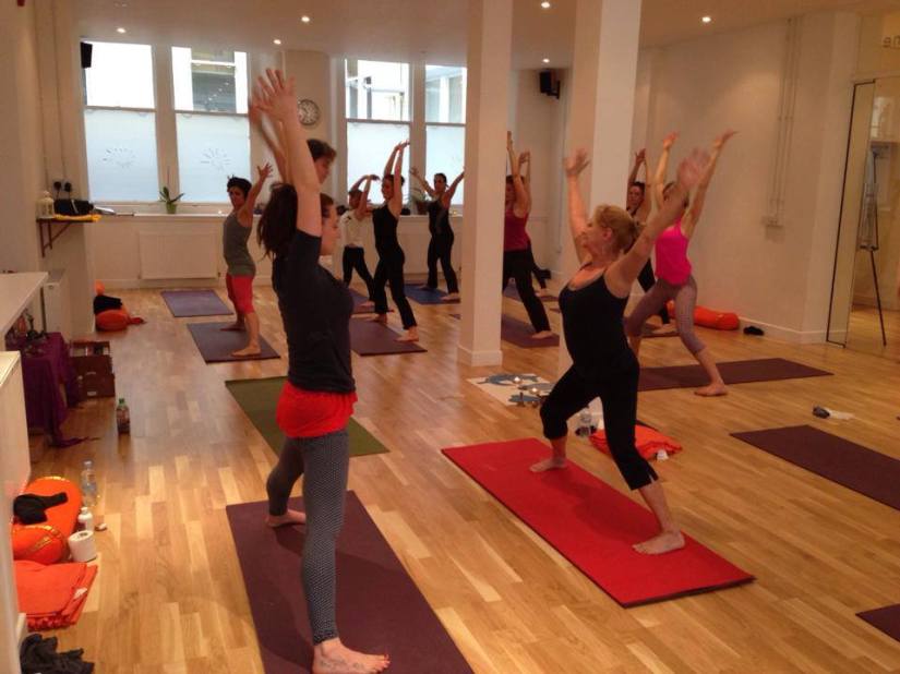 Teaching lab at Aditya Yoga School