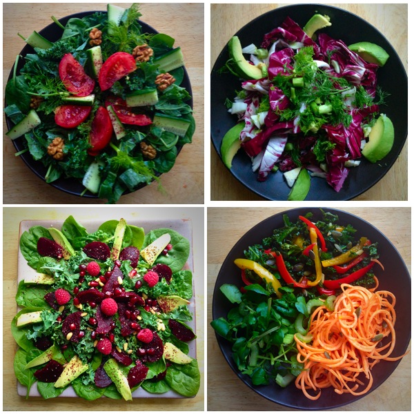 During the Sumemr months eat light, fresh and favour raw food like salads